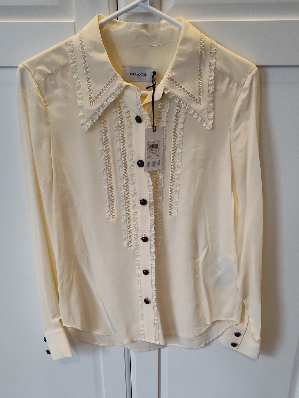 COACH 1941 Silk Buttoned Blouse